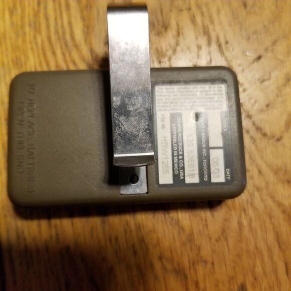 Craftsman garage door opener remote control model 138.536815 UNTESTED - Picture 4 of 7